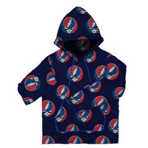 New Grateful Dead Skull L Pullover Pocket Steal Your Face Hoodie Sweatshirt NWT